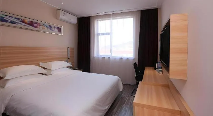 Bed in City Comfort Inn Wuhan Han'Nan Pedestrian Street