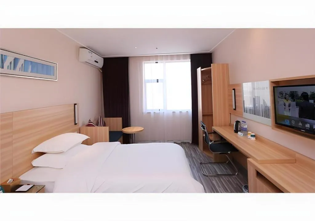 Bed in City Comfort Inn Wuhan Han'Nan Pedestrian Street