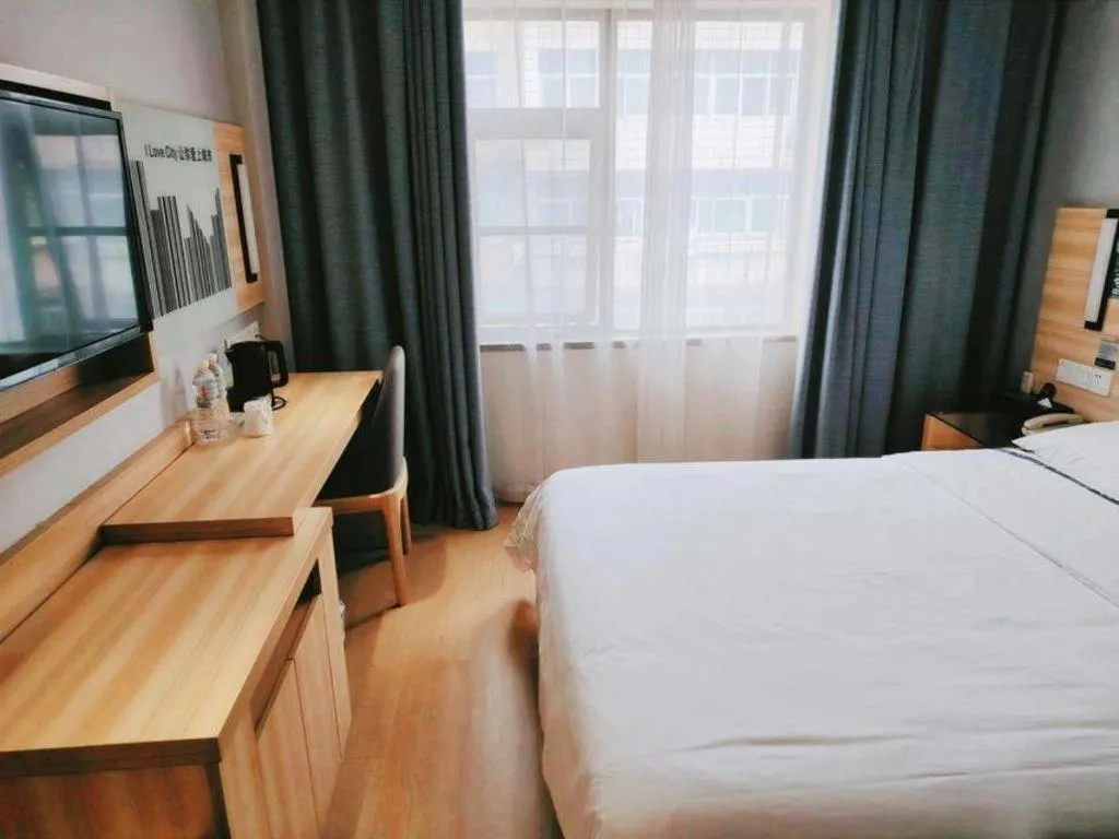 Bed in City Comfort Inn Wuhan Han'Nan Pedestrian Street