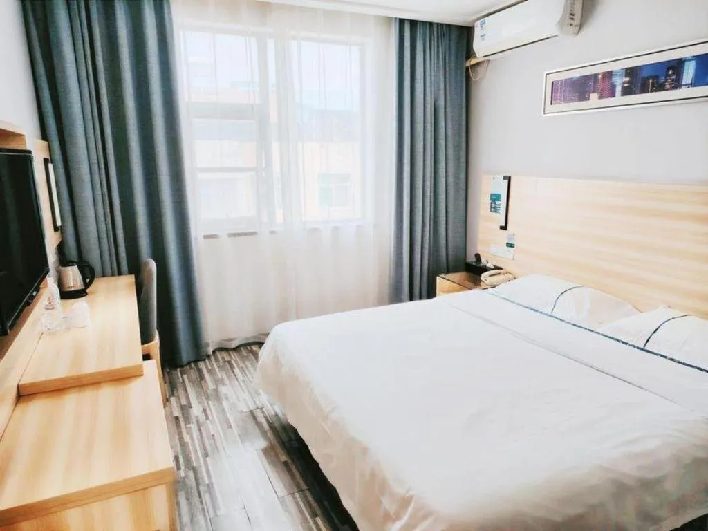 Bed in City Comfort Inn Wuhan Han'Nan Pedestrian Street