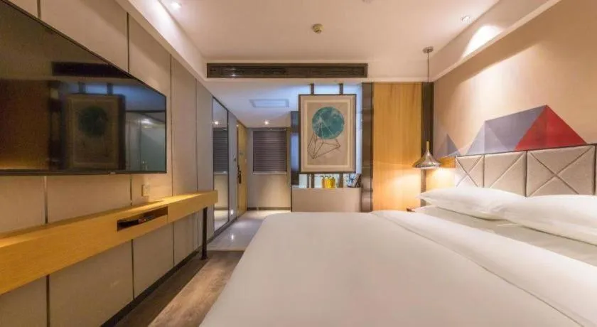 Bed in Borrman Hotel Kunming Dianchi South Asia Fengqingyuan