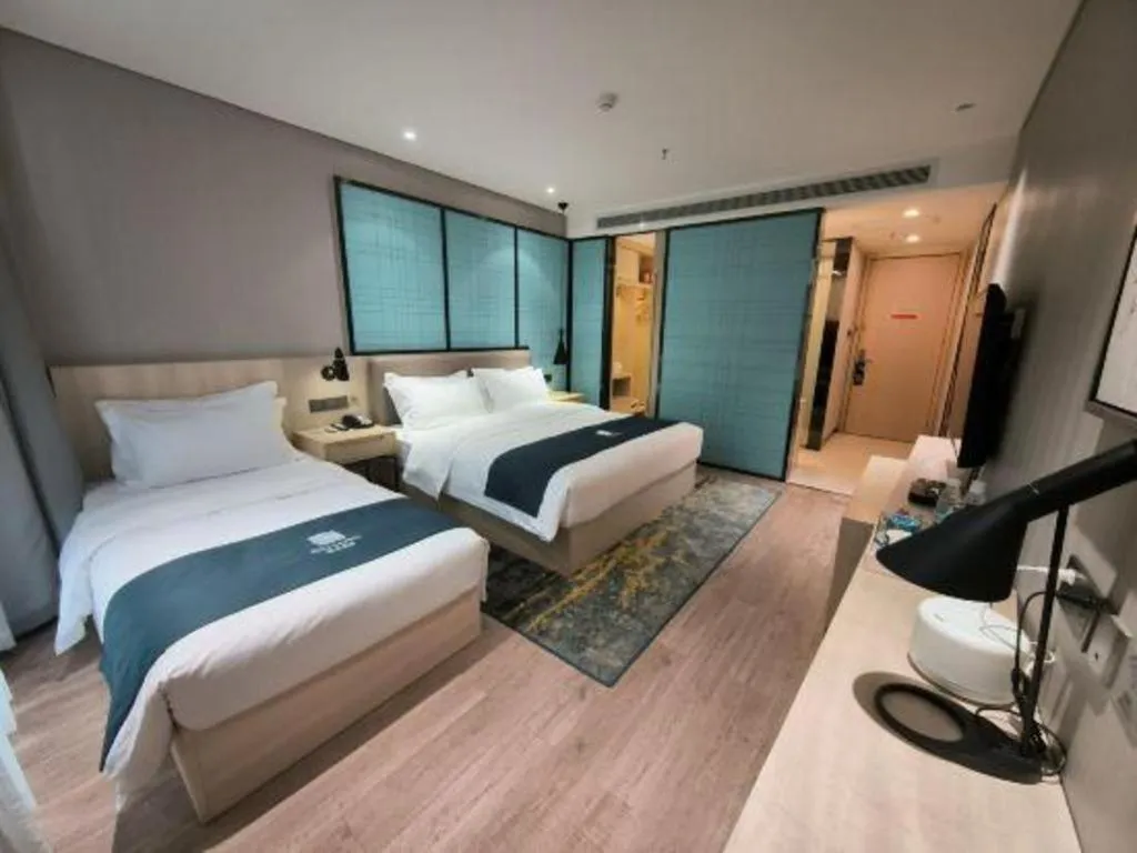 Bed in Echarm Hotel Kunming High-tech Zone Economic Management College