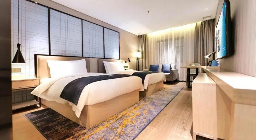 Bed in Echarm Hotel Kunming High-tech Zone Economic Management College