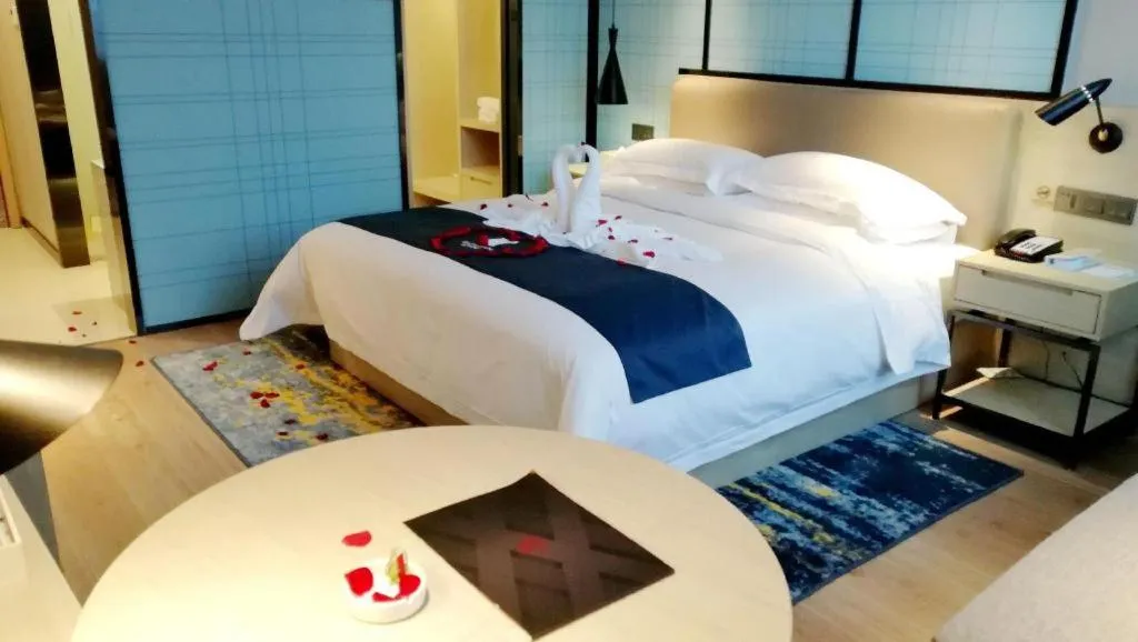 Bed in Echarm Hotel Kunming High-tech Zone Economic Management College