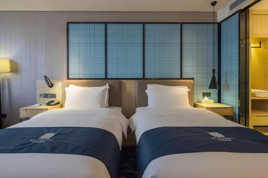 Bed in Echarm Hotel Kunming High-tech Zone Economic Management College