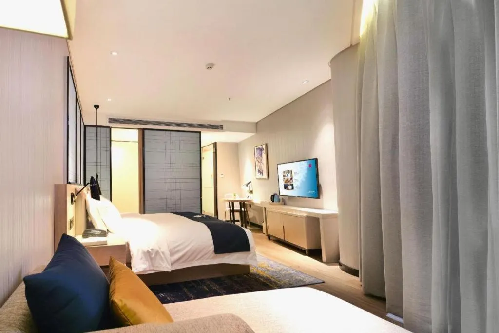 Bed in Echarm Hotel Kunming High-tech Zone Economic Management College