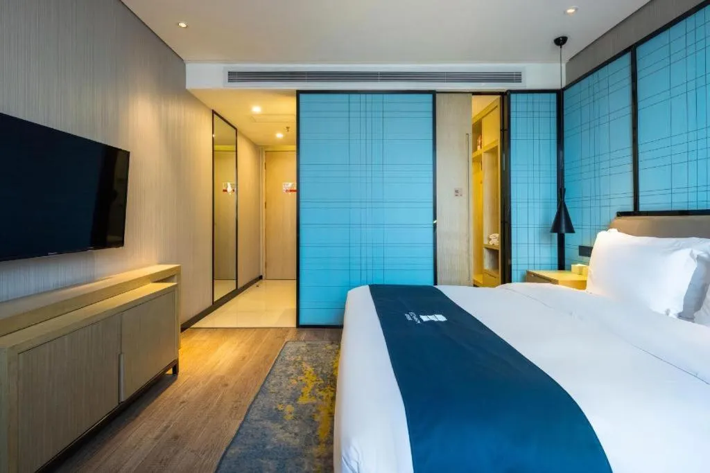 Bed in Echarm Hotel Kunming High-tech Zone Economic Management College