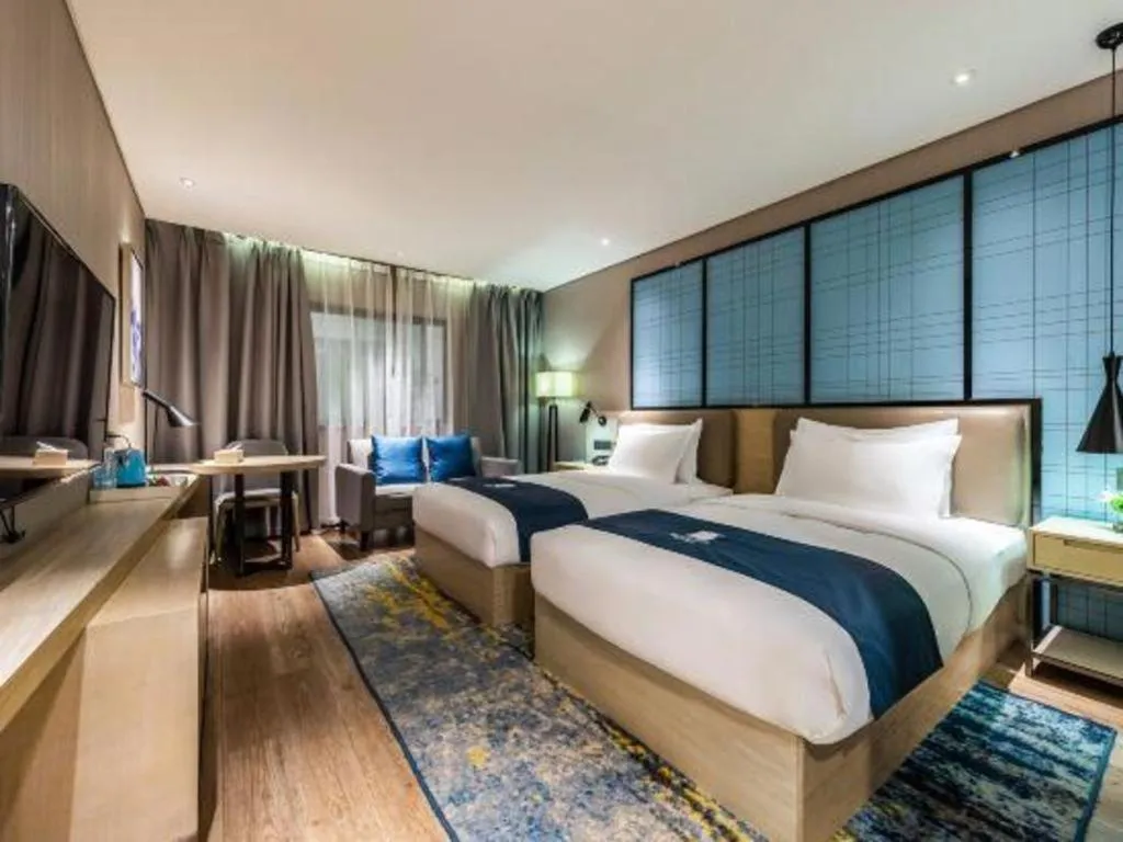 Bed in Echarm Hotel Kunming High-tech Zone Economic Management College