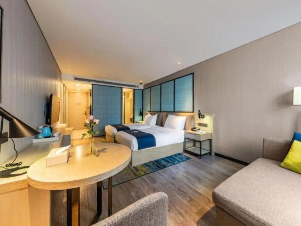 Bed in Echarm Hotel Kunming High-tech Zone Economic Management College