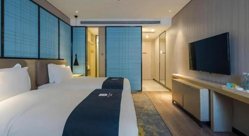 Bed in Echarm Hotel Kunming High-tech Zone Economic Management College