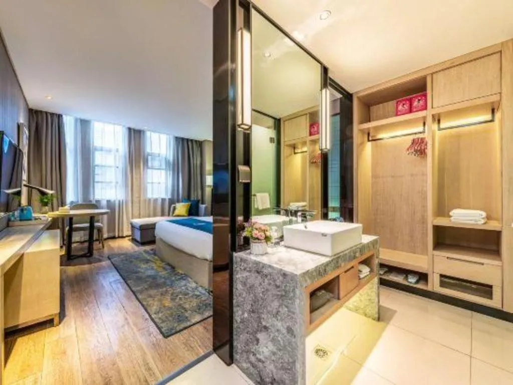 Bed in Echarm Hotel Kunming High-tech Zone Economic Management College