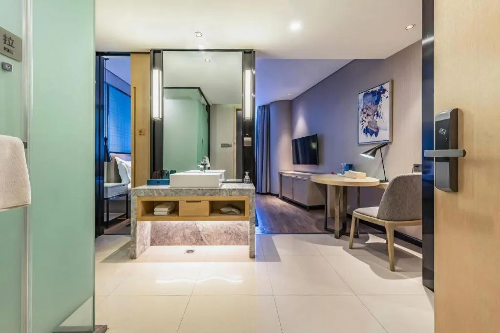 Bed in Echarm Hotel Kunming High-tech Zone Economic Management College