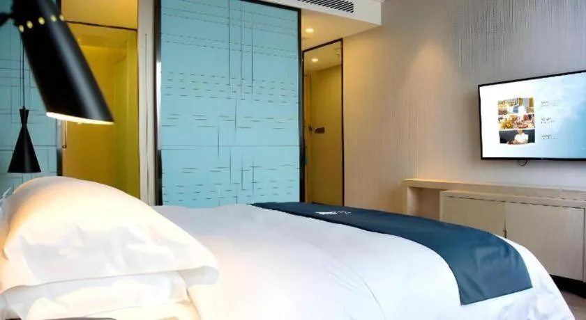 Bed in Echarm Hotel Kunming High-tech Zone Economic Management College