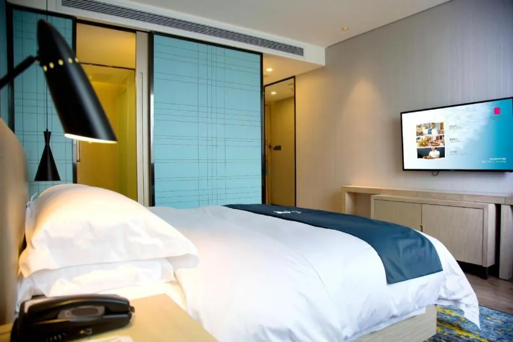 Bed in Echarm Hotel Kunming High-tech Zone Economic Management College