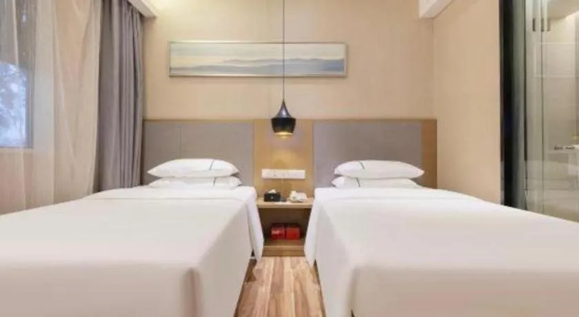 Bed in City Comfort Inn Wuhan Xudong Street Wangjiadun Metro Station