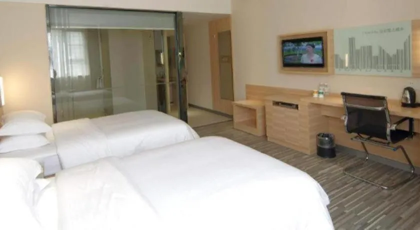Bed in City Comfort Inn Wuhan Zongguan Metro Station