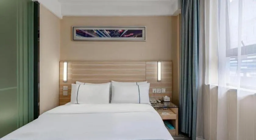 Bed in City Comfort Inn Wuhan Zongguan Metro Station