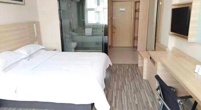 Bed in City Comfort Inn Wuhan Zongguan Metro Station