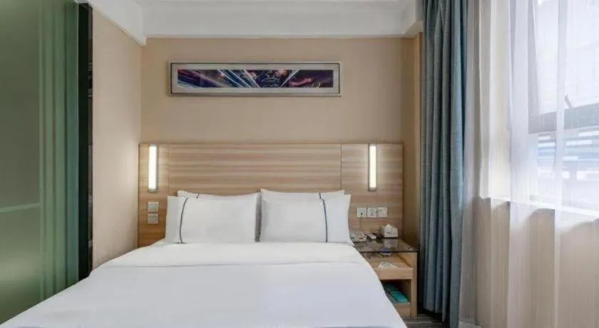 Bed in City Comfort Inn Wuhan Zongguan Metro Station