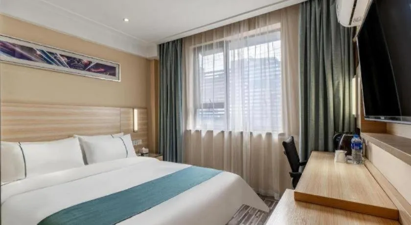 Bed in City Comfort Inn Wuhan Zongguan Metro Station