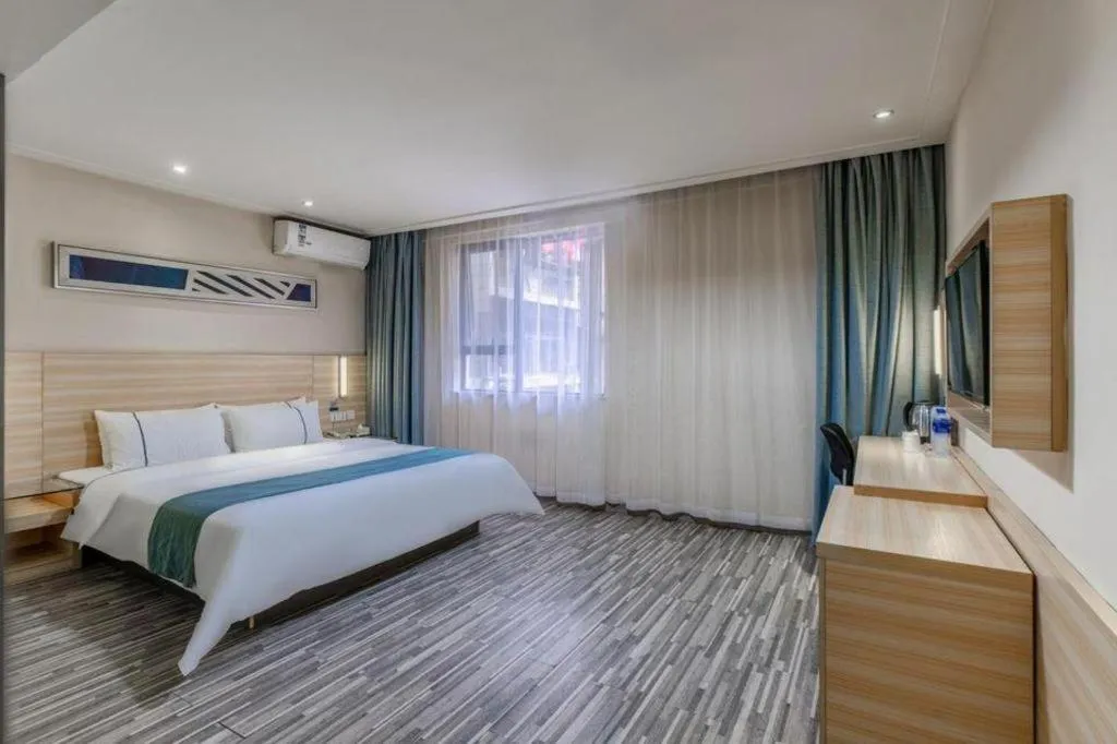 Bed in City Comfort Inn Wuhan Zongguan Metro Station