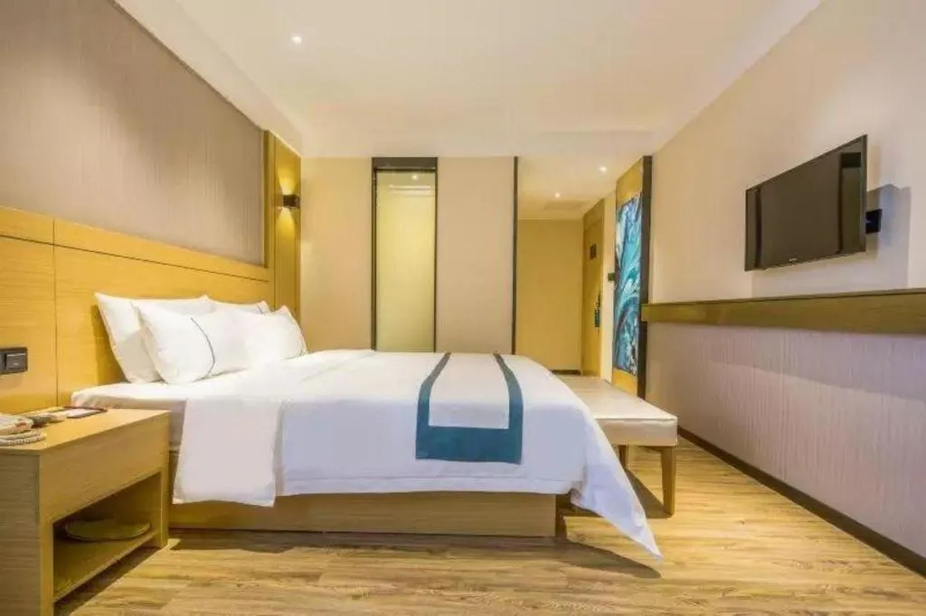 Bed in City Comfort Inn Guangzhou Shisanhang Shachong Metro Station