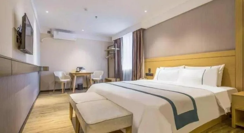 Bed in City Comfort Inn Guangzhou Shisanhang Shachong Metro Station