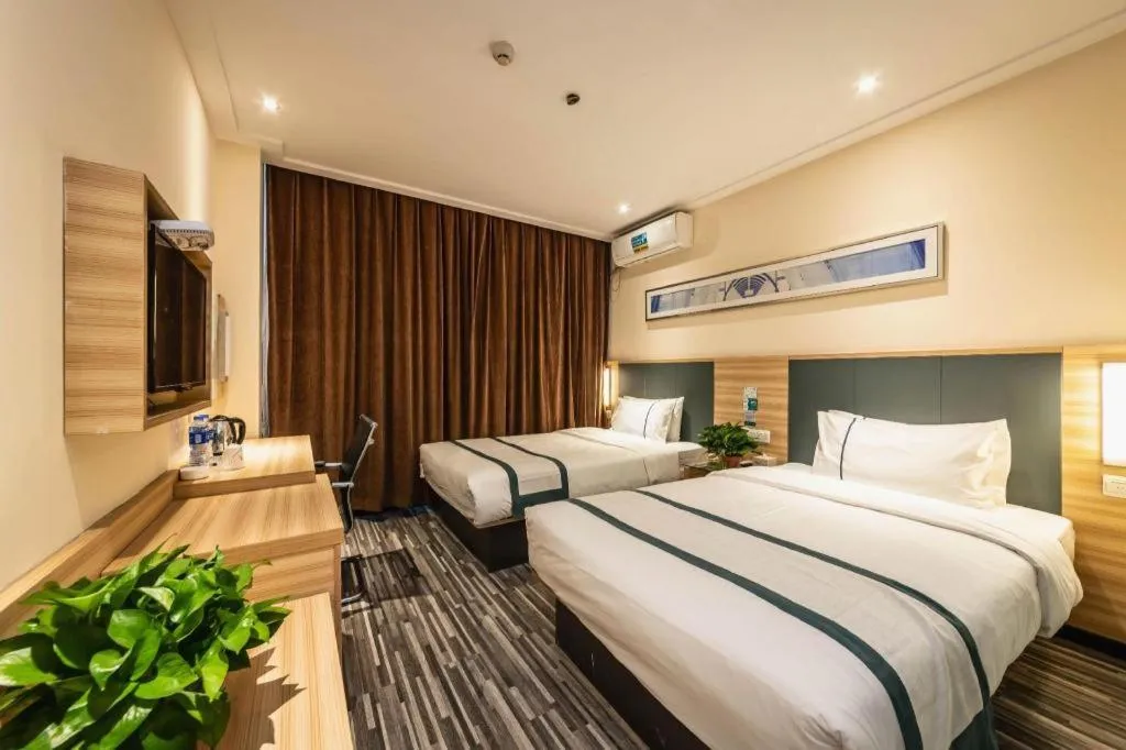 Bed in City Comfort Inn Zhengzhou Railway Station Erqi Square