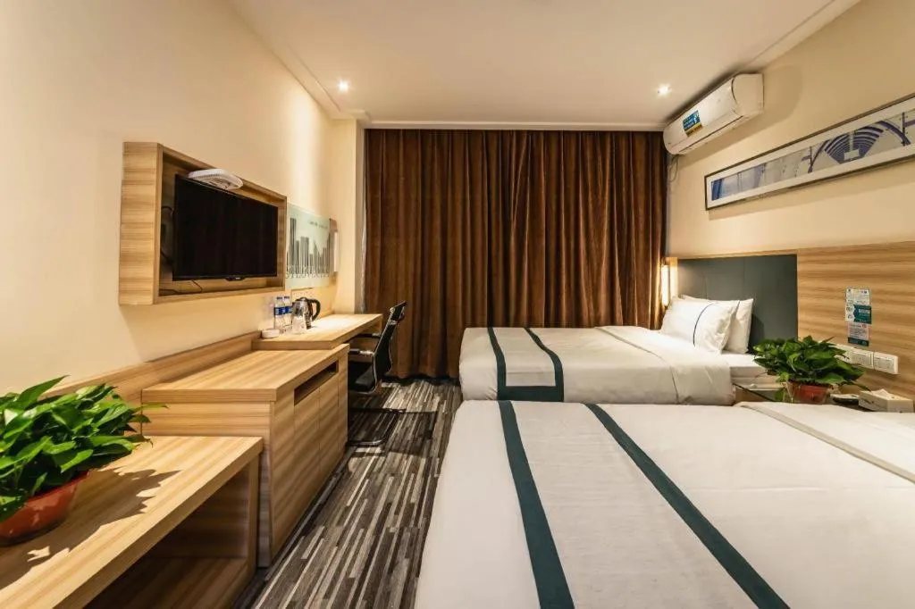 Bed in City Comfort Inn Zhengzhou Railway Station Erqi Square