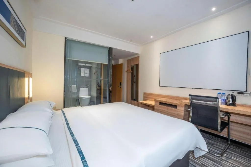 Bed in City Comfort Inn Zhengzhou Railway Station Erqi Square