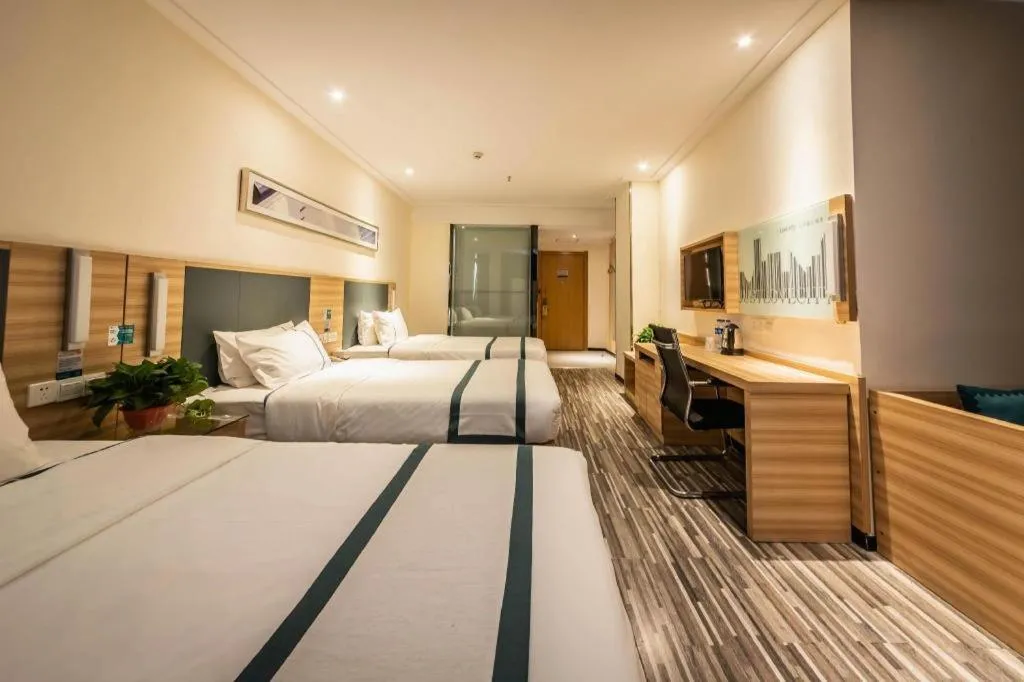 Bed in City Comfort Inn Zhengzhou Railway Station Erqi Square