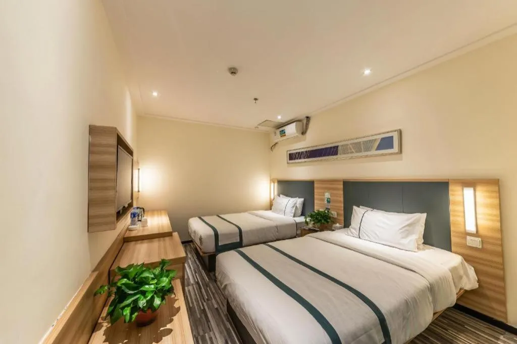 Bed in City Comfort Inn Zhengzhou Railway Station Erqi Square