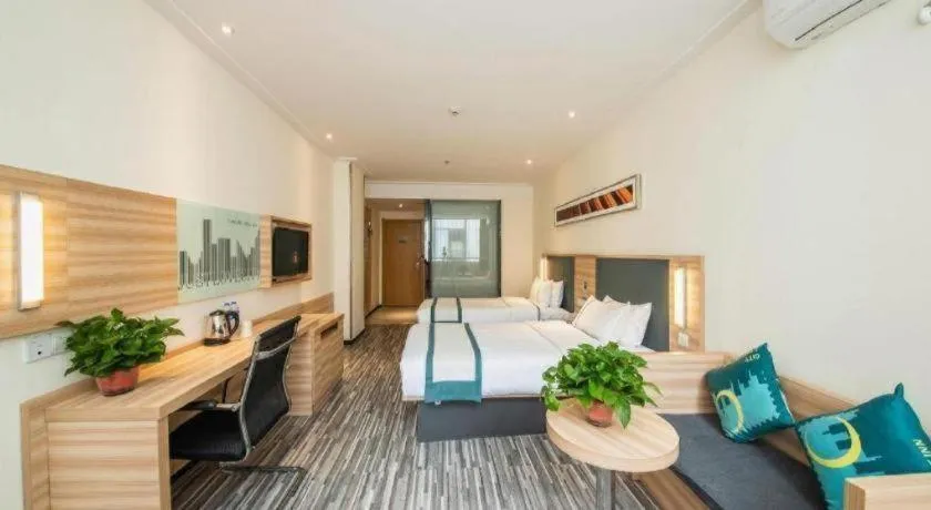 Bed in City Comfort Inn Zhengzhou Railway Station Erqi Square