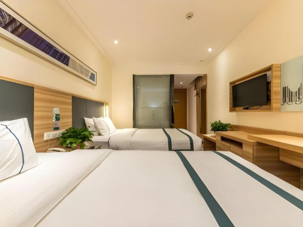 Bed in City Comfort Inn Zhengzhou Railway Station Erqi Square