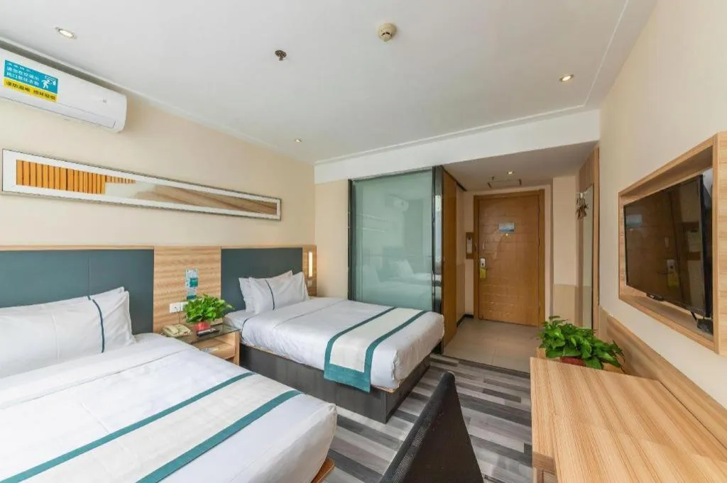 Bed in City Comfort Inn Zhengzhou Railway Station Erqi Square