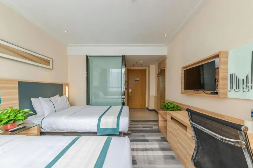 Bed in City Comfort Inn Zhengzhou Railway Station Erqi Square