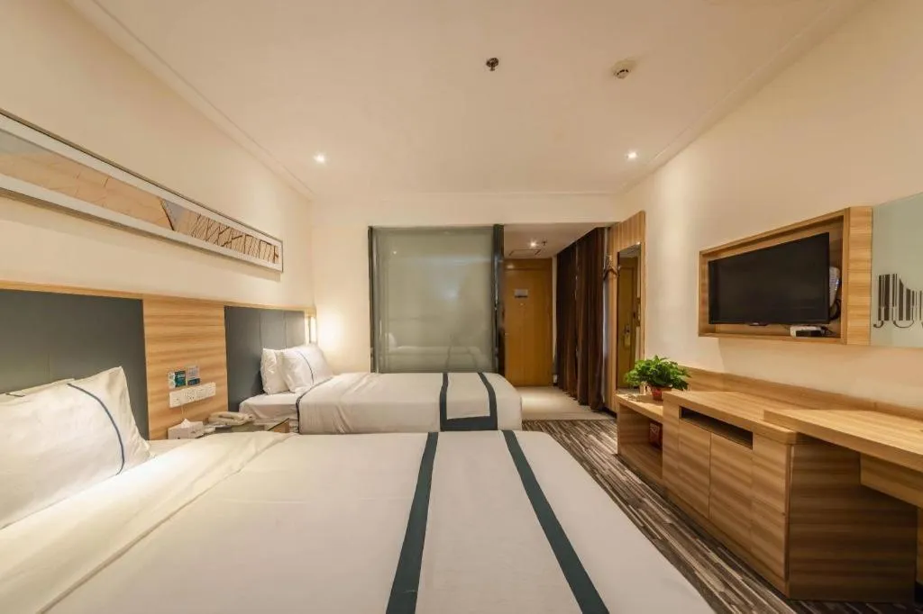 Bed in City Comfort Inn Zhengzhou Railway Station Erqi Square