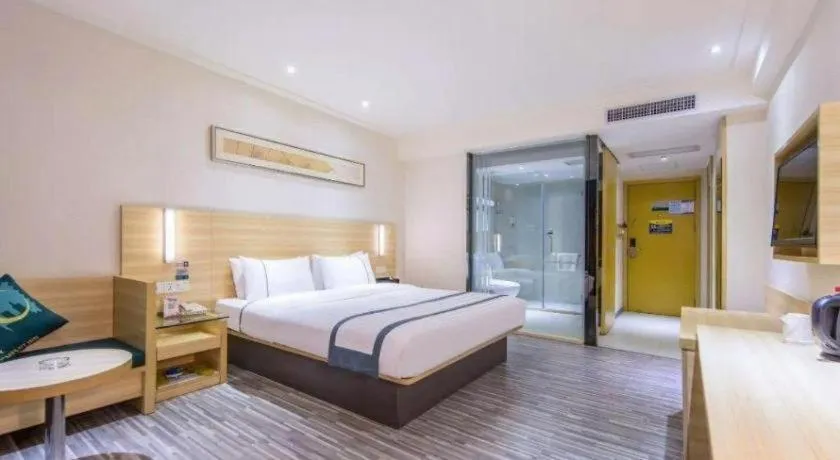 Bed in City Comfort Inn Zhongshan Nanqu Subdistrict Yong'an Square