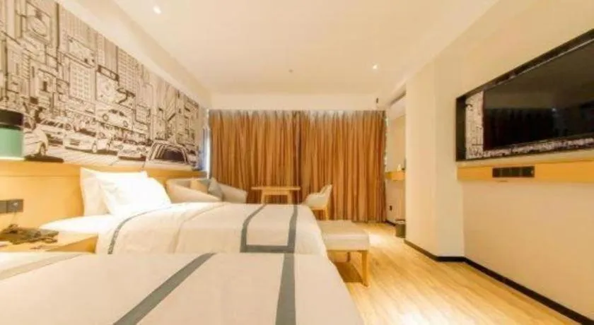 Bed in City Comfort Inn Haikou Zhongjie Road Walking Street