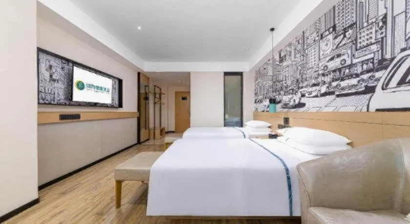 Bed in City Comfort Inn Haikou Zhongjie Road Walking Street