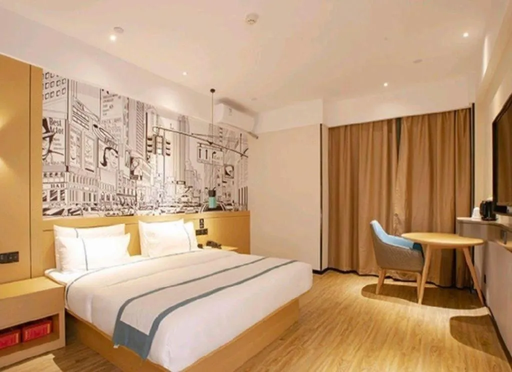 Bed in City Comfort Inn Haikou Zhongjie Road Walking Street
