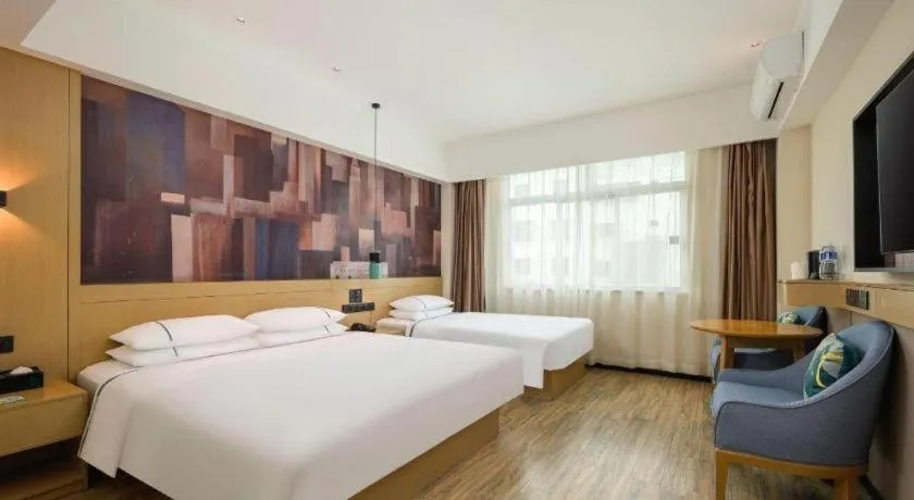 Bed in City Comfort Inn Haikou Zhongjie Road Walking Street