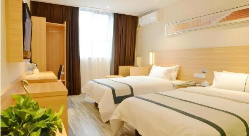 Bed in City Comfort Inn Wuhan Huanghe Tower Shouyi Metro Station