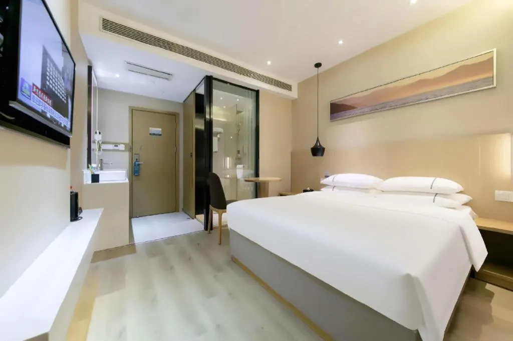 Bed in City Comfort Inn Wuhan Central China Normal University Dahuquan Metro Station