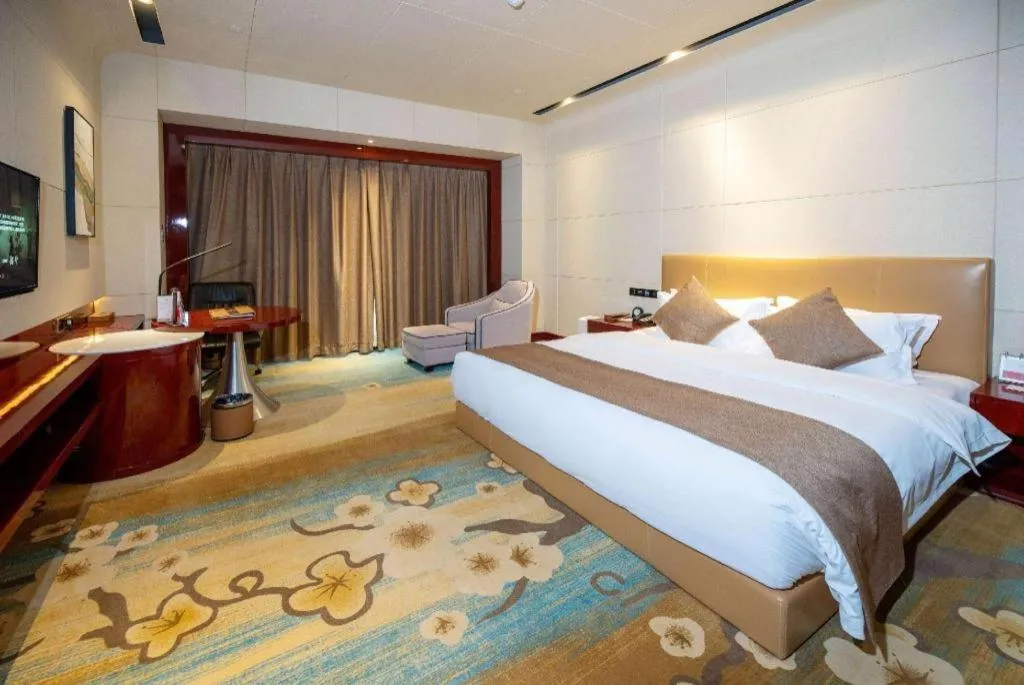 Bed in Ramada by Wyndham Wuhan Dongxihu