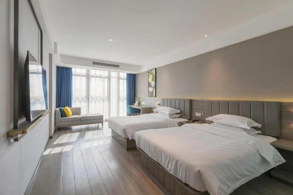 Bed in 7 Days Premium Hotel Chongqing Jiangbei International Airport Terminal 3