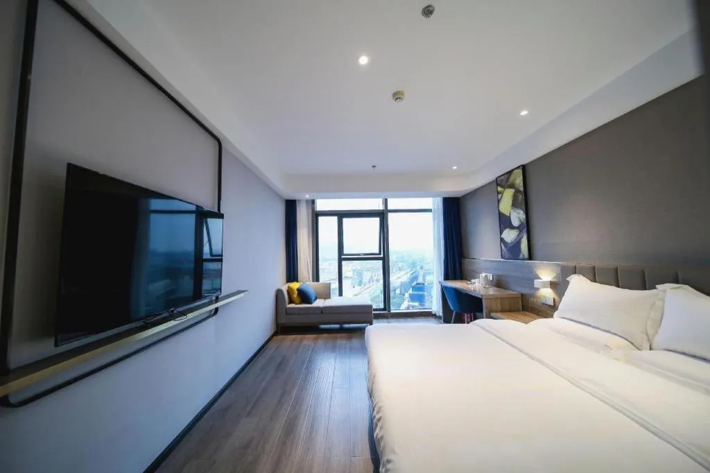 Bed in 7 Days Premium Hotel Chongqing Jiangbei International Airport Terminal 3