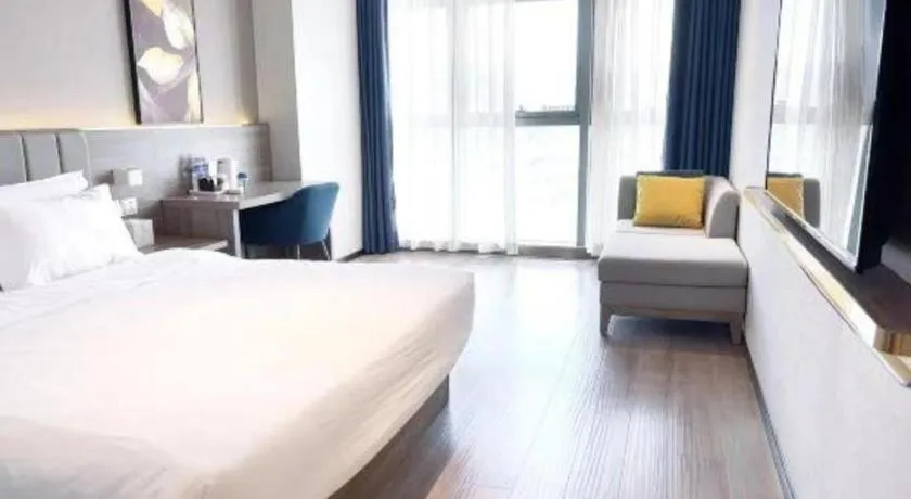Bed in 7 Days Premium Hotel Chongqing Jiangbei International Airport Terminal 3