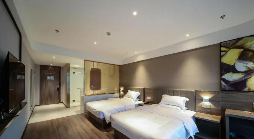 Bed in 7 Days Premium Hotel Chongqing Jiangbei International Airport Terminal 3