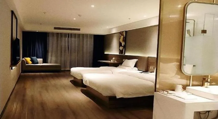 Bed in 7 Days Premium Hotel Chongqing Jiangbei International Airport Terminal 3